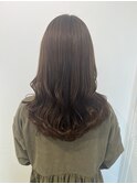 大人可愛い大人美人ふんわりカール小顔カットグレージュカラー