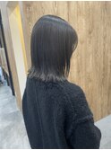 切りっぱなしロブ×メテオストレート+グレージュ
