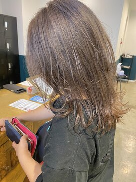 テーラヘアー 茂原店(TELA HAIR) レイヤーカット×明るめベージュ【TELAHAIR茂原】