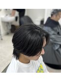 毛流れパーマ×ウルフカット