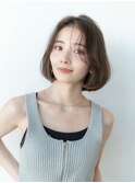 レイヤーボブくびれボブ韓国レイヤー髪質改善小顔前髪カット