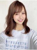 ゆるふわプードルパーマ秋のニュアンスカラー