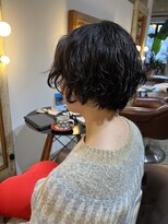 ビハインドザカーテン(BEHIND THE CURTAIN)&nbsp;くせ毛風無造作パーマ×ハンサムショート