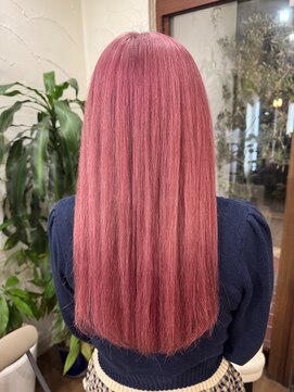 アン(Hair make un) ローズピンク♪