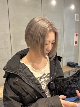 リアス ヘアデザイン(rias) グレージュ【カラー/ブリーチカラー】