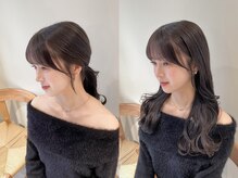 結んでも下ろしても