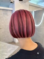 ヴィサージュバスク(VISAGE ba.s.k)&nbsp;大人可愛いモーブローズぷつっとボブ♪