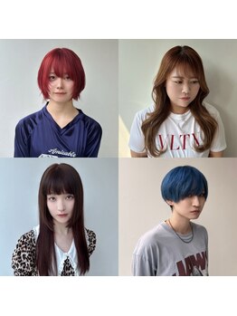 フレア(Flare)の写真/カラーリストが似合うカラーをご提案!透明感,ビビッドなハイトーンが得意★ヘアセットも可愛く仕上げます♪