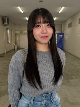 サラ 山口店(SARA) 暗めカラー/ロングレイヤー/似合わせカット/ダークトーン/韓国