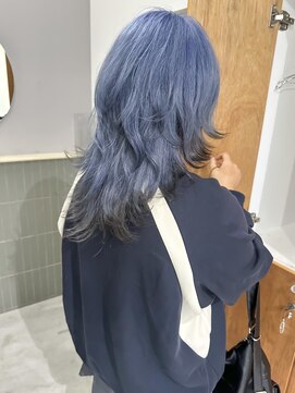 キオク(KIOX) ブルーカラー/水色カラー/名古屋/栄/ハイトーン/ブリーチカラー