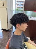 men's/MEN'S/メンズカット/メンズパーマ/郡山/眉毛/波巻きパーマ