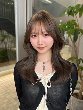 クム(kumu) 韓国へア/レイヤー/顔周り/ボブ/透明感カラー