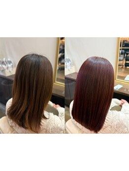 ダメージレスに理想の透明感溢れるカラーを実現！デザインカラーからグレイカラーまで綺麗に仕上げます☆