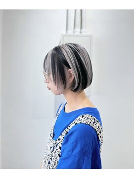 戻せる黒染め　デザインカラー