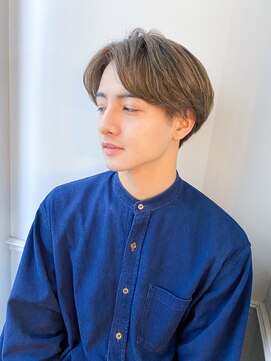 フラッグヘアー 博多駅前店(Flag HAIR) メンズセンターパートニュアンスパーマフェザーパーマ