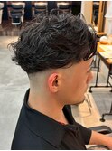 千葉駅MEN’S HAIR/サーフカール/刈り上げセンターパート