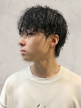 アース 大井町店(HAIR & MAKE EARTH) カット+骨格補正ツーブロックパーマ