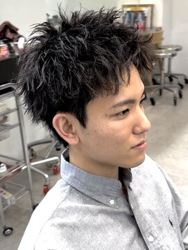 フィフス 神南(fifth) ツイストスパイラル渋谷メンズスパイキーショートツイストパーマ
