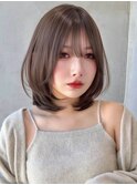 Say.レイヤーミディアムくびれレイヤーウルフカット顔周りカット