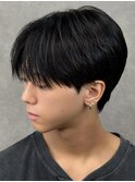 マッシュヘア/黒髪/メンズカット/men's/フェザーパーマ