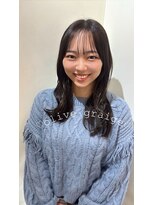 オーガスト ヘア ネイル(AUGUST hair nail) オリーブグレージュ/ブリーチなし/横浜/透明感カラー