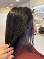 アズールサン 草加西口店(azule-sun) インナーカラー,アッシュパープル,青紫,デザインカラー【草加】