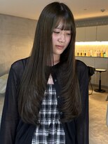 カイコヘアーアンドアートスタジオ(kaiko hair&art studio) レイヤーカット×オリーブカラー