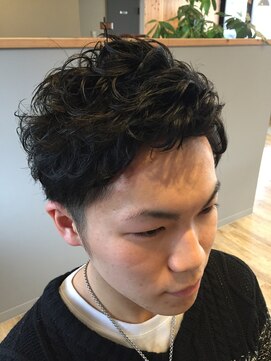 アンプヘア(amphair) 2ブロックニュアンスパーマ