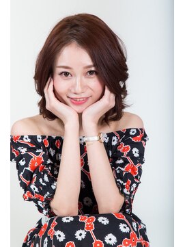 ヘアーアンドライフ ガーデン(HAIR&LIFE Garden) ダークカラーでも毛先カールでエアリーに！