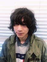 バトヘアー 渋谷本店(bat hair)&nbsp;【bathair渋谷/三輪】ミディアムウルフ フェミニンパーマ