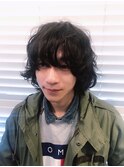 【bathair渋谷/三輪】ミディアムウルフ フェミニンパーマ