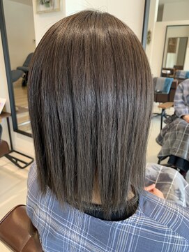 ムク ヘア(Muku hair) straight×blue ash