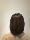 つるつるボブ ローライト 厚めバング