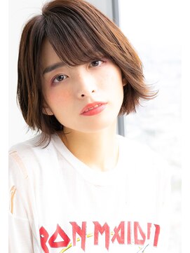 ヌーン ヘアメイク プラス ハッピータイムズ(NOON hair make+happy times) 耳かけ☆透明感イルミナアッシュベージュ 中野ヌーンstyle79