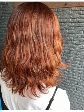ヘアアンドビューティー クローバー(Hair&Beauty Clover) orange/ハイトーンカラー