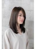 30代40代ツヤ感◎愛されナチュラルストレートエレガントレイヤー