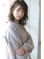 ラファンジュ ヘアー クレオ(Rohange hair Creo)&nbsp;【Creo】パールショコラベージュ×くびれミディ