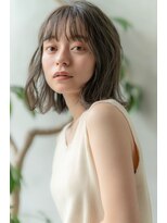 オースティン 流山おおたかの森(AUSTIN)&nbsp;大人かわいい前髪セシルカットココアブラウンフリンジウェーブ