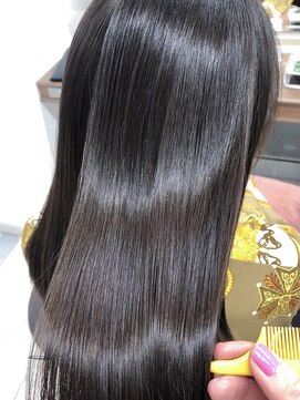 アッシュ 下北沢店(Ash) ロングヘアのための艶髪矯正