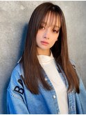 シンプルだから美い美髪ストレート/艶髪美人/髪質改善ストレート