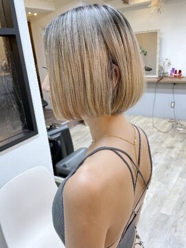 ニット 銀座(knit) 《knit銀座》大人可愛い20代30代40代ショートボブ丸み前下がり