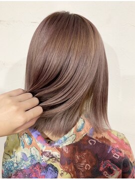 アンブルリュクス 中野(amble luxe) アッシュベージュ/イルミナカラー/髪質改善/TOKIO/中野