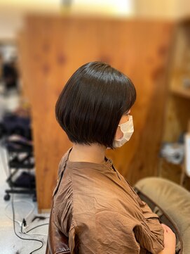 アドラーブル 長岡新保店(adorable) 【髪質改善トリートメント】ツヤツヤ☆ショートボブ