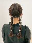 ヘアセット/ヘアアレンジ/ダークアッシュ