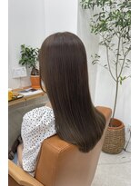 ティエル(TieLu) ミルボンプレミアムトリートメント×マーブ水×髪質改善矯正