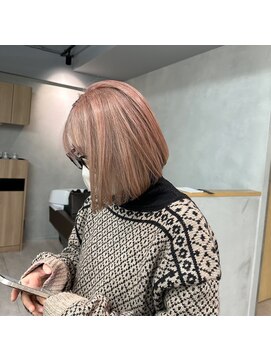 ルネ 北千住(Renee) ペールピンク_ハイトーン_切りっぱなし