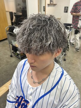 エルオム(EL.HOMME) 【TAKASHI】ホワイトメッシュ×ツイスパ