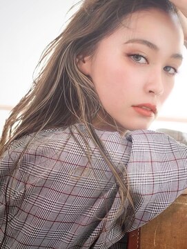 ミュート 原宿店(mute) 【mute原宿】大人ロング×シアーグレージュ