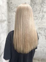 ココ 本八幡(KOKO)&nbsp;#10代20代30代#ケアブリーチ#ダブルカラー#ミルクティーベージュ