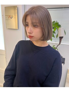 ナイーブヘアデザイン(NAiVE HAIR DESIGN) 【NAiVE hair】ミルクティー/ボブ